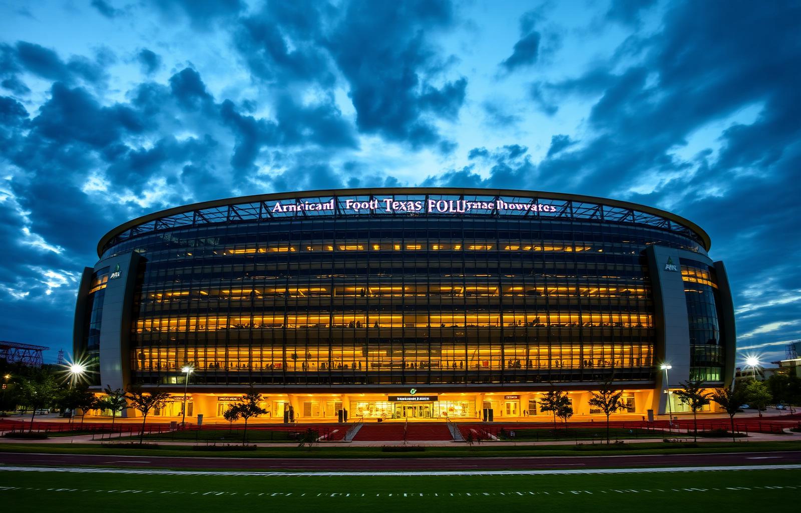 AT&T Stadium exterior in Arlington, Texas